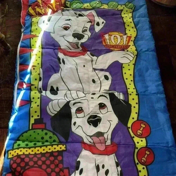 Vintage 90's Disney 101 Dalmatians Sleeping Bag - Picture 2 of 4